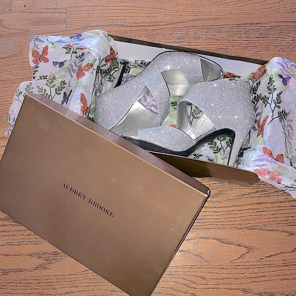Silver Glitter Prom Homecoming Dance Heels Shoes